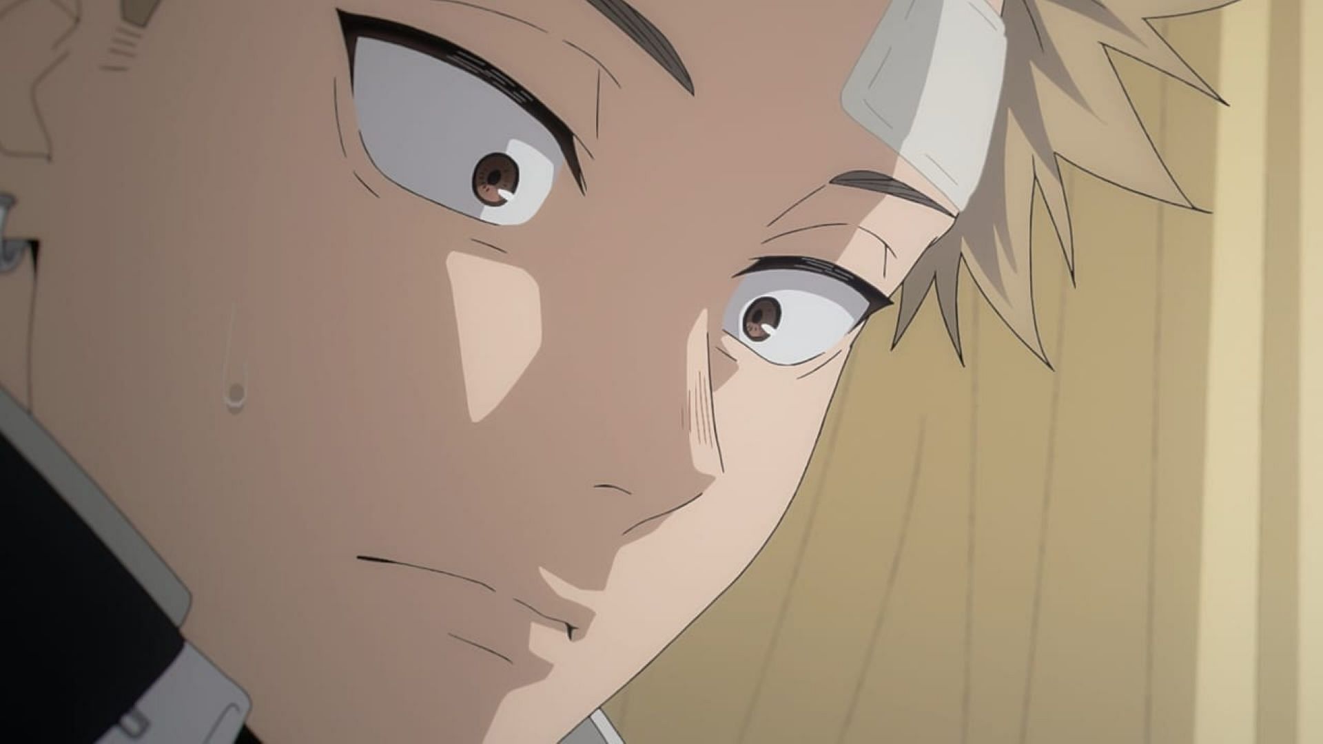 Rintaro Tsumugi sees Kaoruko on the other side (Image via CloverWorks)